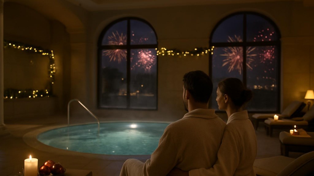 Capodanno a Napoli: spa, cena e relax, cosa valutare Coppia in area benessere per un Capodanno rilassante