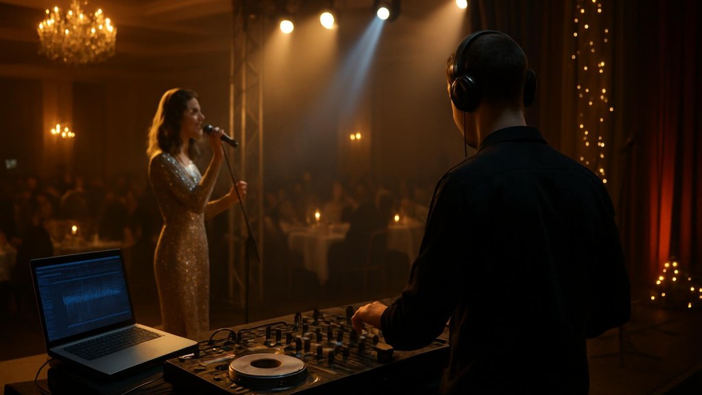 Capodanno con musica a Napoli: musica live o DJ set DJ o cantante in una sala eventi per Capodanno